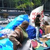 Occupy Wall Street protesters at Zuccotti Park